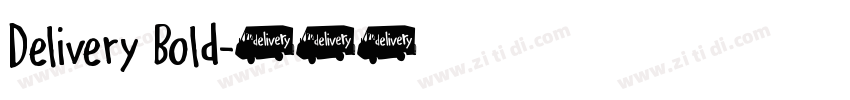 Delivery Bold字体转换